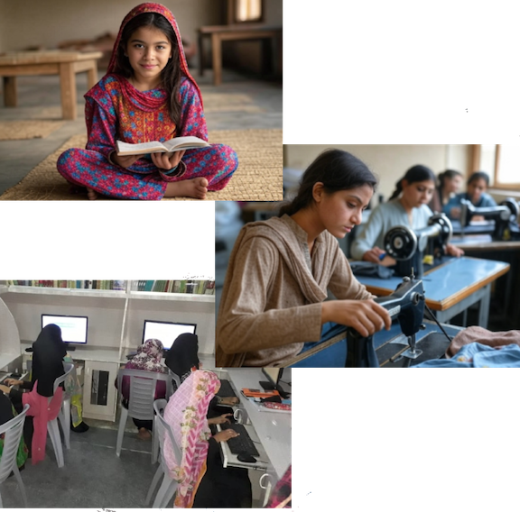 Muslims learning, playing, and enjoying life.